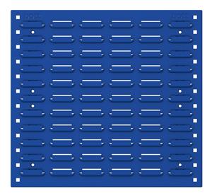 Bott Horizontal Louvre Panel 495mm W  x 457 mm H Bott Louvre Panels | Small Parts Storage | Wall Mounted Container Storage 14025137.11v Gentian Blue (RAL5010) 14025137.24v Crimson Red (RAL3004) 14025137.19v Dark Grey (RAL7016) 14025137.16v Light Grey (RAL7035) 14025137.RAL Bespoke colour £ extra will be quoted